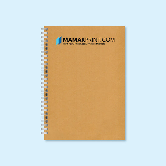 Kraft Cover Wire-O Notebook